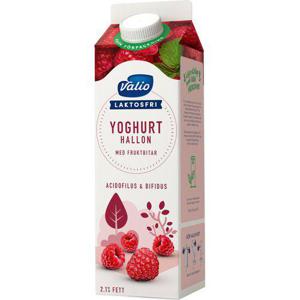 Valio Fruktyoghurt Hallon Laktosfri 2,1% 1000g
