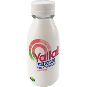 Yalla Jordgubb Laktosfri 350ml Arla