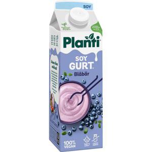 Planti Soygurt Blåbär 1000g