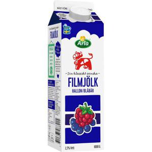 Arla Ko Filmjölk Blåbär/Hallon 2,7% 1000g Arla