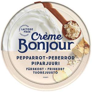 Creme Bonjour Färskost Pepparrot Laktosfri 100g Crème Bonjour