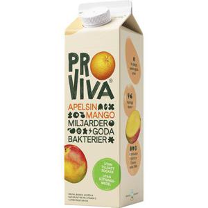 Proviva Fruktdryck Apelsin & Mango Utan Tillsatt Socker och Sötningsmedel 1L ProViva