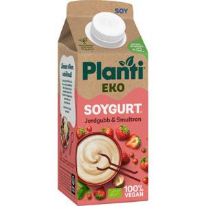 Planti Soygurt Jordgubb & Smultron EKO 750g