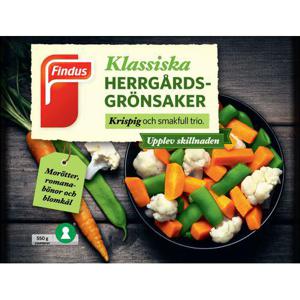 Findus Herrgårdsgrönsaker Frysta 550g