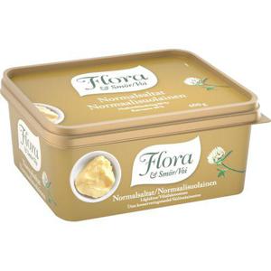 Flora med Smör Normalsaltat 600g