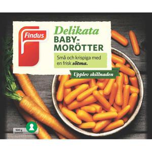 Findus Babymorötter Frysta 500g