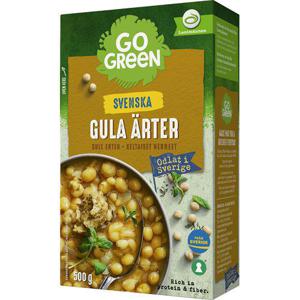 GoGreen Gula Ärter Svenskodlade 500g