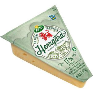 Arla Ko Herrgårdsost 17% ca 667g Arla