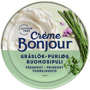 Creme Bonjour Färskost Gräslök Laktosfri 100g Crème Bonjour