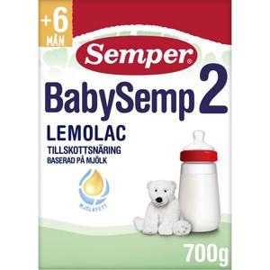 Semper Tillskottsnäring BabySemp 2 Lemolac 6M 700g
