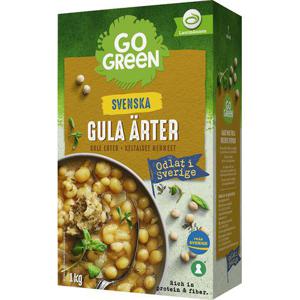 GoGreen Gula Ärter Svenskodlade 1kg