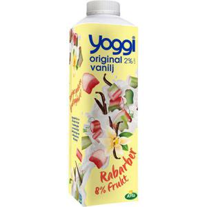 Yoggi Original Rabarber & Vanilj 1L Arla