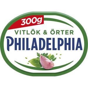 Philadelphia Färskost Vitlök & Örter 300g