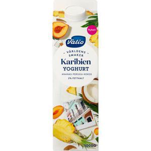 Valio Yoghurt 2% Karibien 1000g