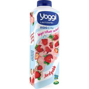 Yoggi Mini Jordgubb Laktosfri 1000g Arla