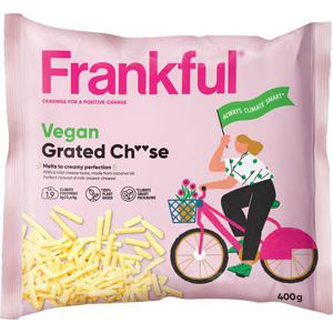 Frankful Grated Ch**se Vegansk Fryst 400g
