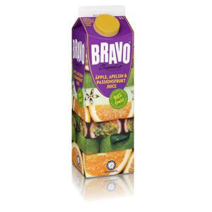 Bravo Juice Äpple/Apelsin/Passion 1L