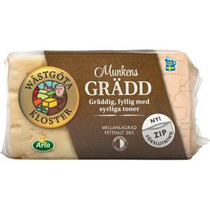 Wästgöta Kloster Munkens Gräddost 38% ca 500g