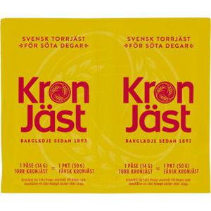 Jästbolaget Kronjäst Söta Degar 2x14g