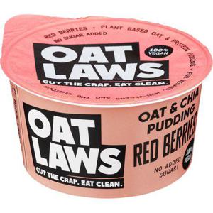 Oatlaws Havre & Chiapudding Röda Bär 150g