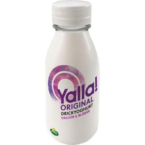 Yalla Hallon & Blåbär 0,6% 350ml Arla
