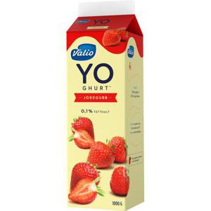 Valio YO-ghurt Jordgubb 0,1% 1000g
