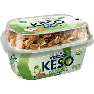 Keso Mellanmål Äpple & Kanel Laktosfri 145g Arla