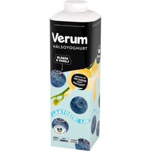 Verum Hälsoyoghurt Blåbär/Vanilj Laktosfri 0,5% 1000g