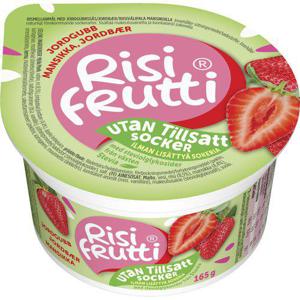 Risifrutti Jordgubb Utan Tillsatt Socker 165g