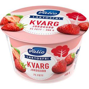 Valio Kvarg Jordgubb Laktosfri 7% 200g