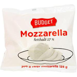 Budget Mozzarella 125g