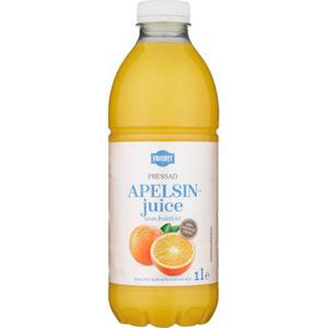 Favorit Juice Apelsin Utan Fruktkött 1L