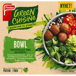 Findus Bowl Vegobullar med Ärtpesto Fryst 380g