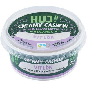 HUJ Creamy Cashew Vitlök Fairtrade/Vegansk 125g