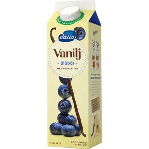 Valio Yoghurt Vanilj Blåbär 1000g