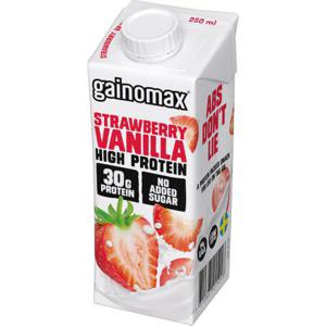 Gainomax Proteindryck Jordgubb & Vanilj 250ml