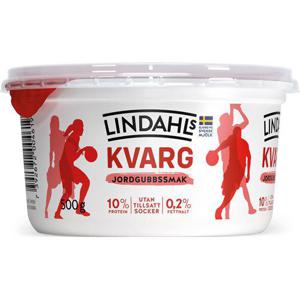 Lindahls Kvarg Jordgubb 0,2% 500g