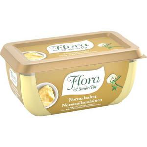 Flora med Smör Normalsaltat 400g