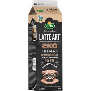 Arla Baristamjölk Latte Art EKO/KRAV 2,6% 1L