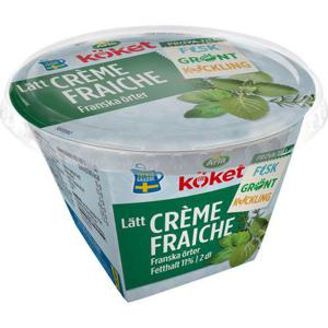 Arla Köket Crème Fraiche Lätt Franska Örter 11% 2dl Arla