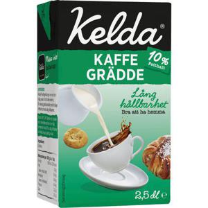 Kelda Kaffegrädde 10% 250ml