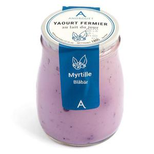 Androuet Yoghurt Blåbär 180g