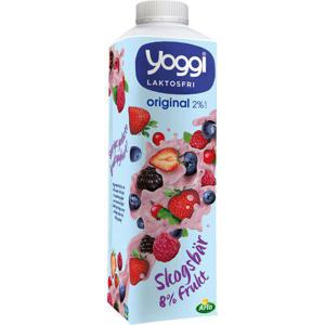 Yoggi Skogsbär Laktosfri 2% 1L Arla