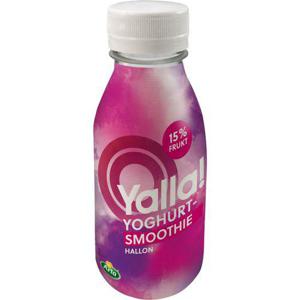 Yalla Yoghurt/Smoothie Hallon 350ml Arla
