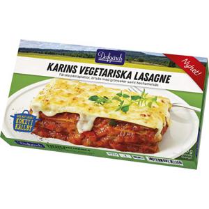 Dafgårds Karins Vegetariska Lasagne Fryst 390g