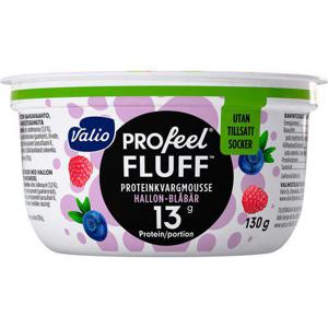 Valio PROfeel FLUFF Hallon & Blåbär 130g