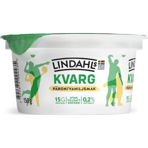 Lindahls Kvarg Päron & Vanilj 0,2% 150g