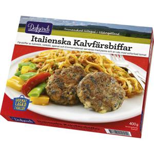 Dafgårds Italienska Kalvfärsbiffar Fryst 400g