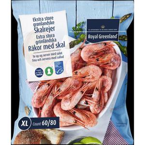 Royalgreenland Räkor M Skal 60/80 Fryst