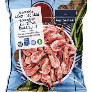 Royalgreenland Räkor med Skal M/l 80/100